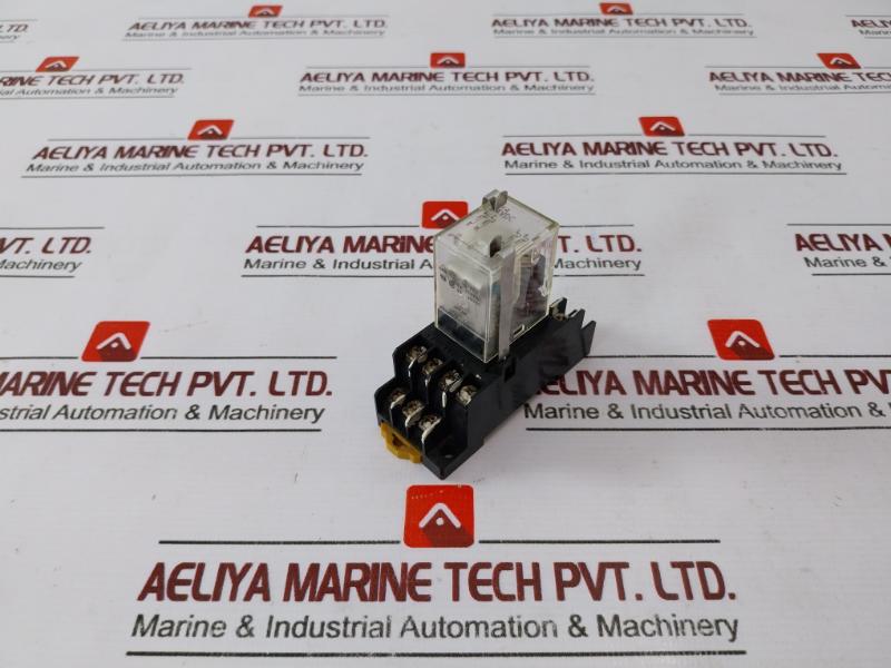 Omron My4 Miniature Power Relay With Socket 24Vdc 5A 250Vac/5A 30Vdc