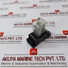 Omron My4 Miniature Power Relay With Socket 24Vdc 5A 250Vac/5A 30Vdc
