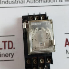 Omron My4 Miniature Power Relay With Socket 24vdc 5a 30vdc/5a 250vac