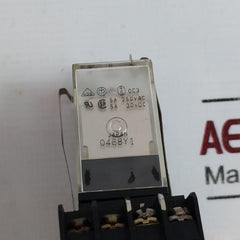 Omron My4 Miniature Power Relay With Socket 24vdc 5a 30vdc/5a 250vac