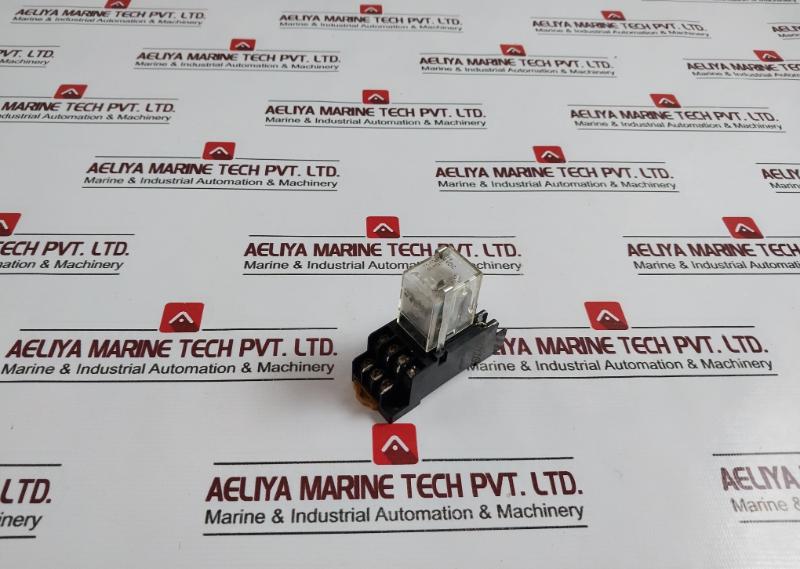 Omron My4 Miniature Power Relay With Socket 24vdc 5a 30vdc/5a 250vac