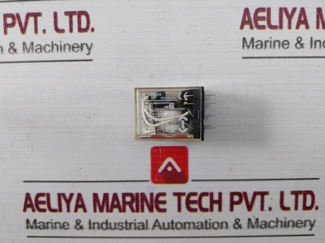 Omron My4N-d2 Miniature Power Relay With Base 24Vdc Iec255 Pyf14A 5A 240V~Ac1