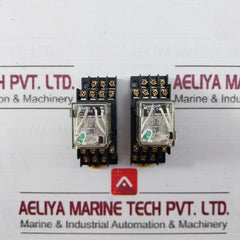 Omron My4N-d2 Miniature Power Relay With Base 24Vdc Iec255 Pyf14A 5A 240V~Ac1