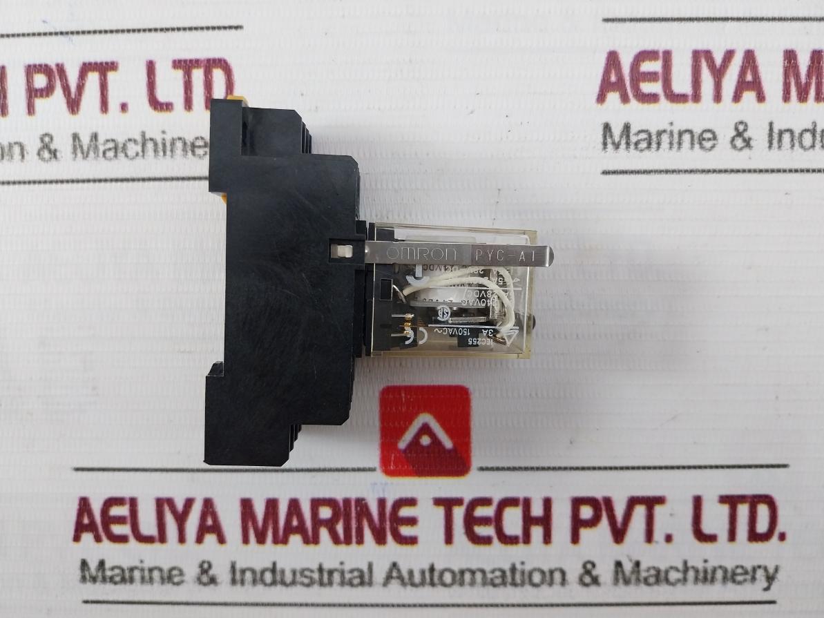 Omron My4N-d2 Miniature Power Relay With Base 24Vdc Iec255 Pyf14A 5A 240V~Ac1