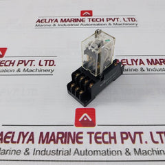 Omron My4N-d2 Miniature Power Relay With Base 24Vdc Iec255 Pyf14A 5A 240V~Ac1