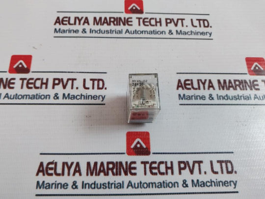 Lot of 6X Omron My4n-d2 Power Relay 5a 250vac