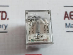 Lot of 6X Omron My4n-d2 Power Relay 5a 250vac
