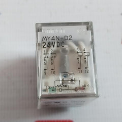 Lot of 6X Omron My4n-d2 Power Relay 5a 250vac