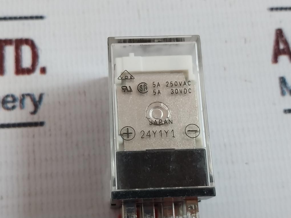 Lot of 6X Omron My4n-d2 Power Relay 5a 250vac