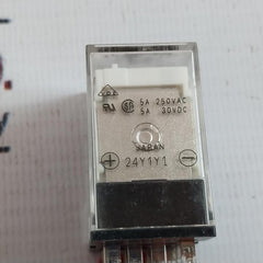 Lot of 6X Omron My4n-d2 Power Relay 5a 250vac