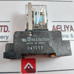 Omron My4n-d2 Power Relay With Base 5a 30vdc