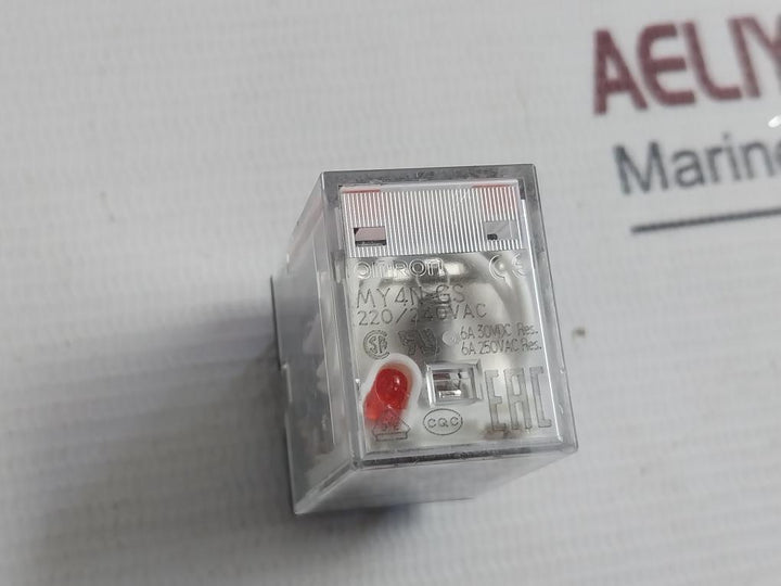 Omron My4N-gs 14-pin Miniature Power Relay 220/240Vac