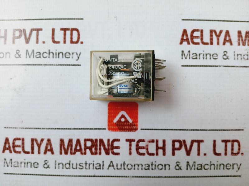 Omron My4N Miniature Power Relay Plug-in Terminal With Operation Indicator