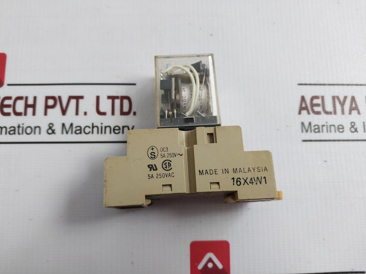 Omron My4N Miniature Power Relay With Base 24Vdc Pyf-14A-n