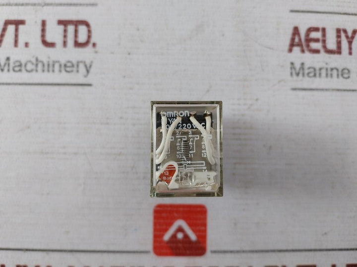 Omron My4N Power Relay 200/220 Vac 3A 150Vac 5A 240Vac 28Vdc