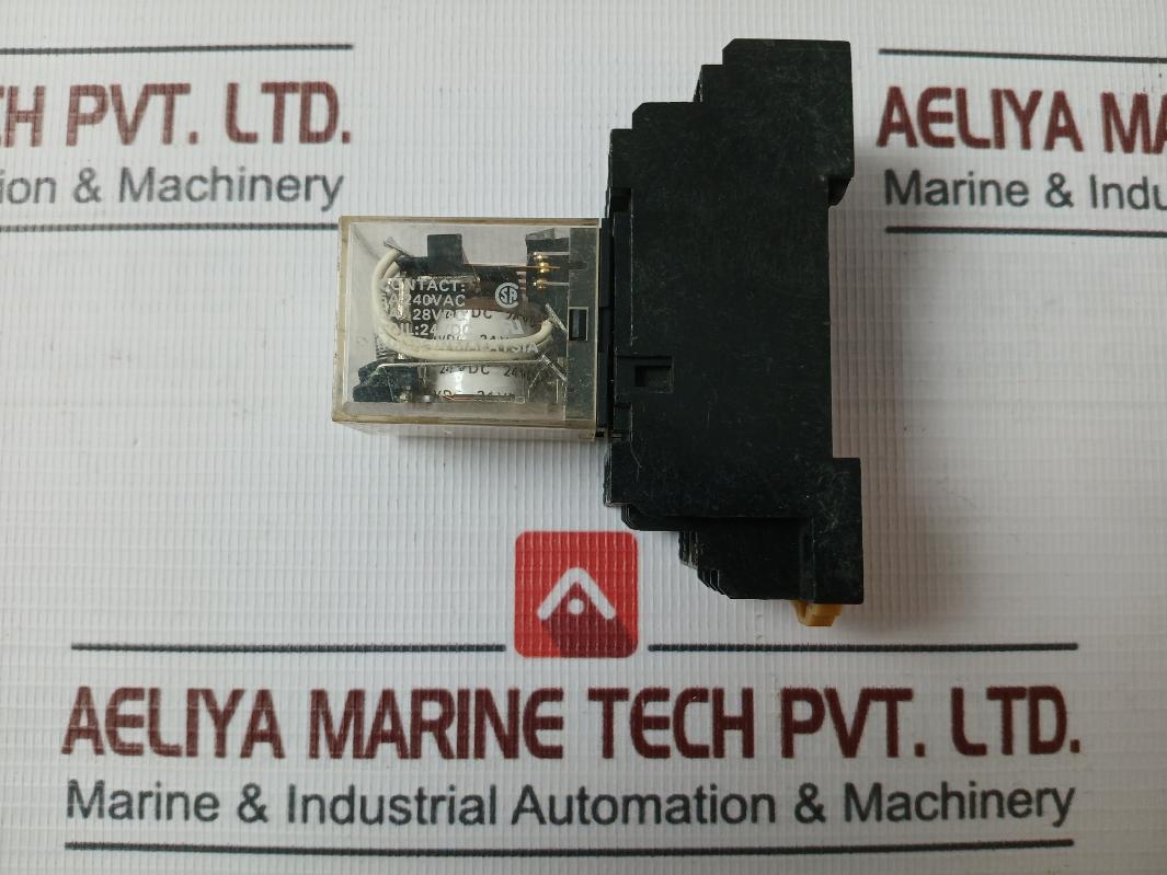 Omron My4N Power Relay 24Vdc 5A 240Vac 28Vdc 250Vac 28X4C