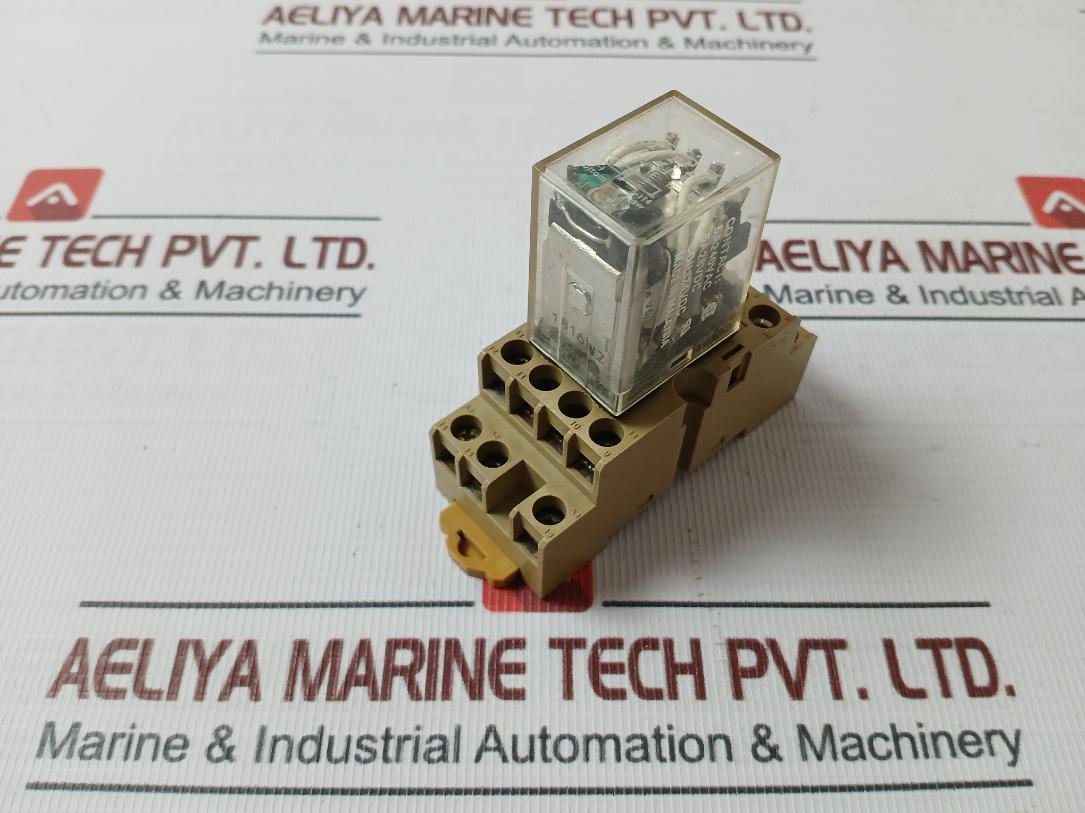 Omron My4N Power Relay W/ Socket Pyf-14A-n 5A 250Vac 23X4W1 Oc3
