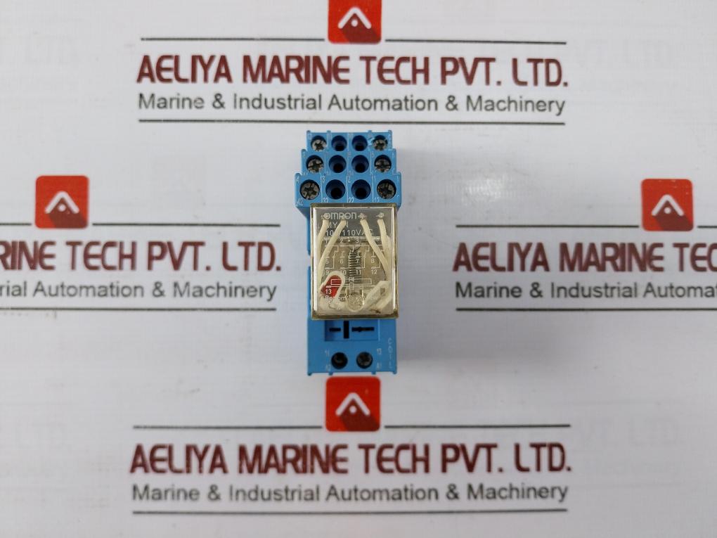 Omron My4N Relay 5A 240Vac 5A 28Vdc Coil 100/110Vac