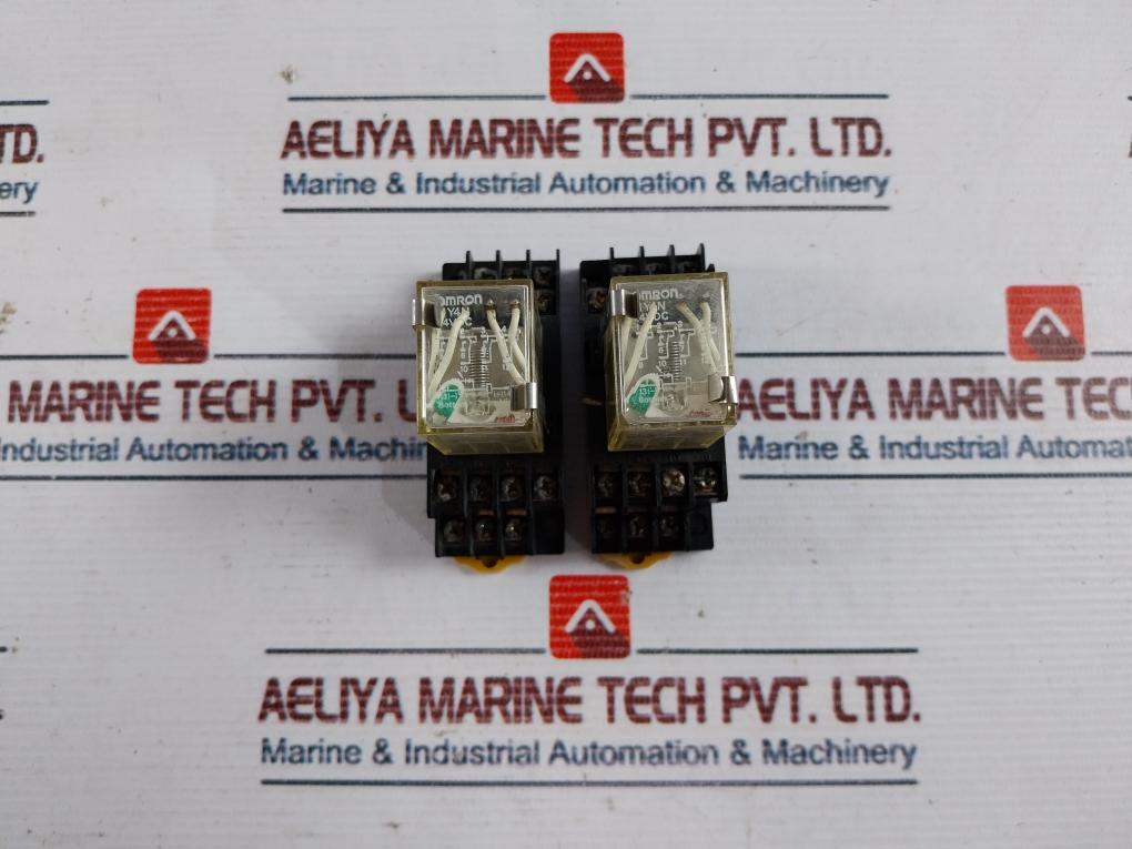 Omron My4N Relay With Pyc-a1 Base 24Vdc