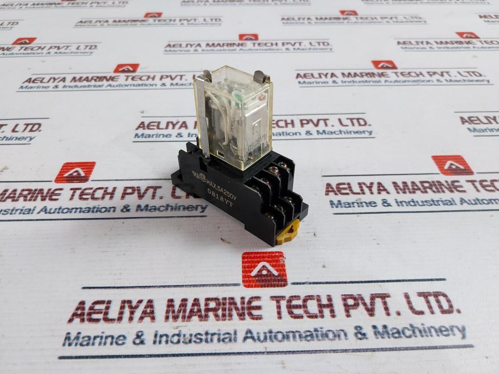 Omron My4N Relay With Pyc-a1 Base 24Vdc