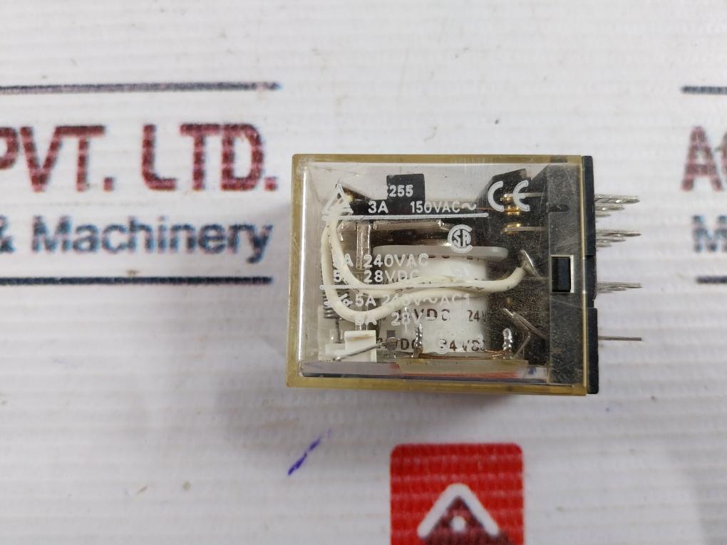 Omron My4N Relay With Pyc-a1 Base 24Vdc