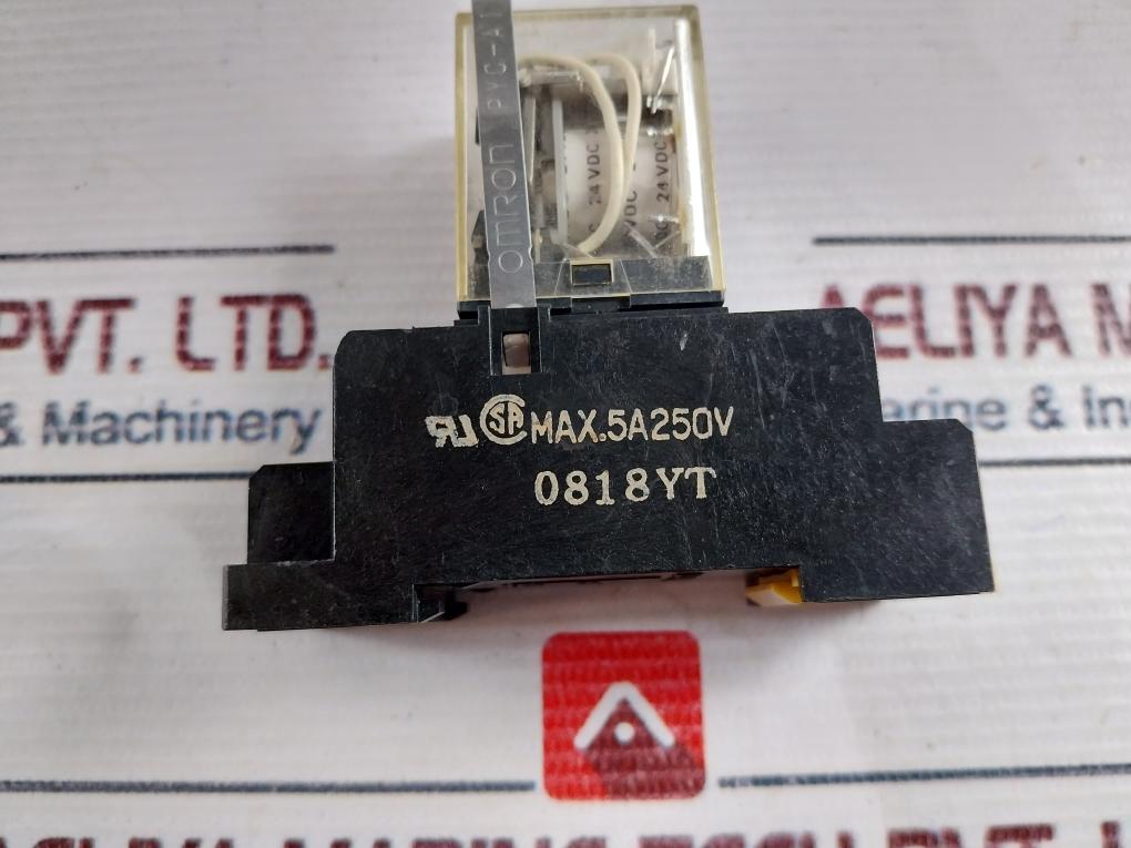 Omron My4N Relay With Pyc-a1 Base 24Vdc