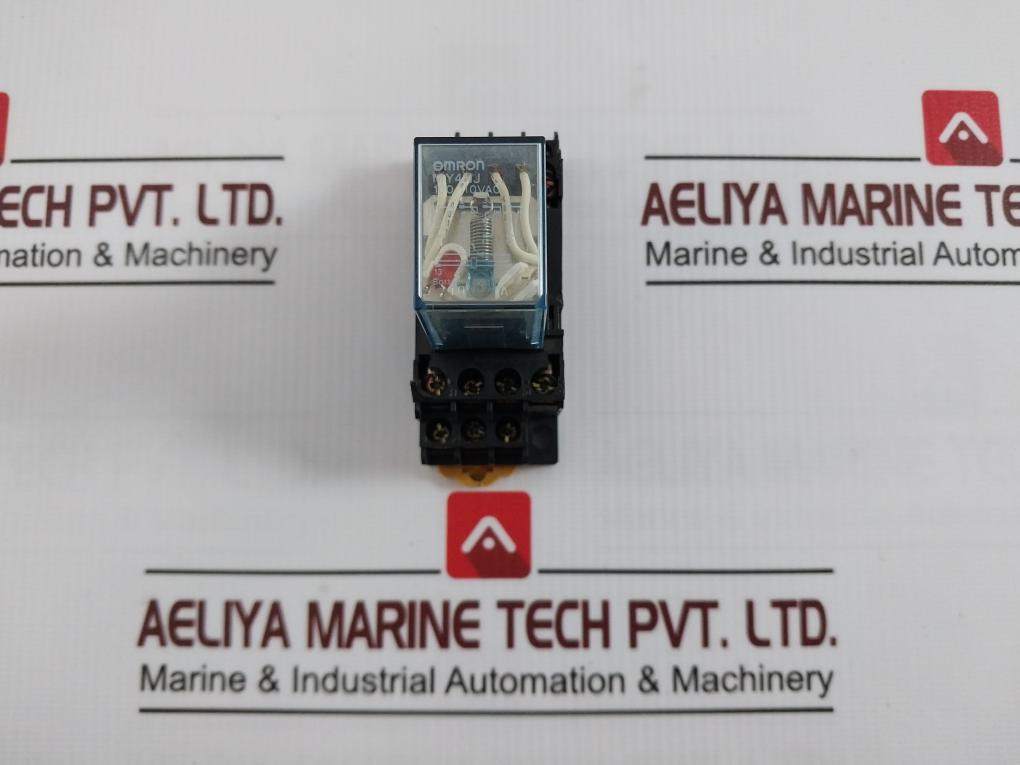 Omron My4Nj Power Relay 100/110Vac 5A 250Vac 3A 150Vac~& 240Vac 28Vdc Pyf14A-e