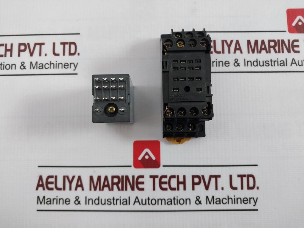 Omron My4Nj Power Relay 100/110Vac 5A 250Vac 3A 150Vac~& 240Vac 28Vdc Pyf14A-e