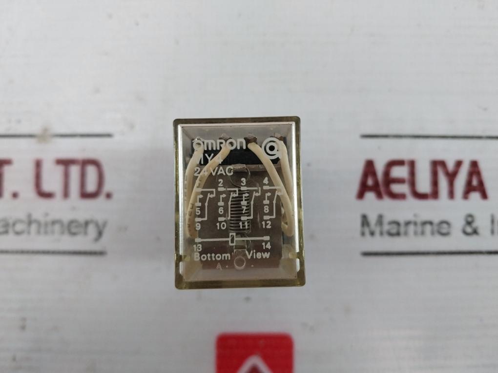 Lot of 3X OMRON MY4 Power Relay 24VAC Coil 5A 240VAC/28VDC