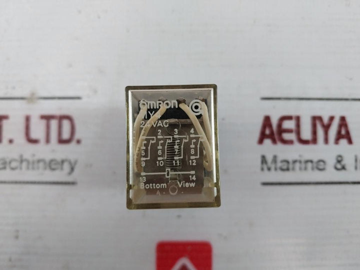 Lot of 3X OMRON MY4 Power Relay 24VAC Coil 5A 240VAC/28VDC
