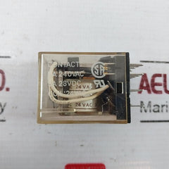 Lot of 3X OMRON MY4 Power Relay 24VAC Coil 5A 240VAC/28VDC