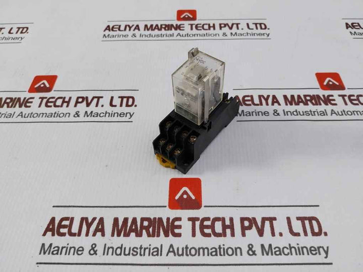 Omron My4 Power Relay With Base 24Vdc 5A 250Vac
