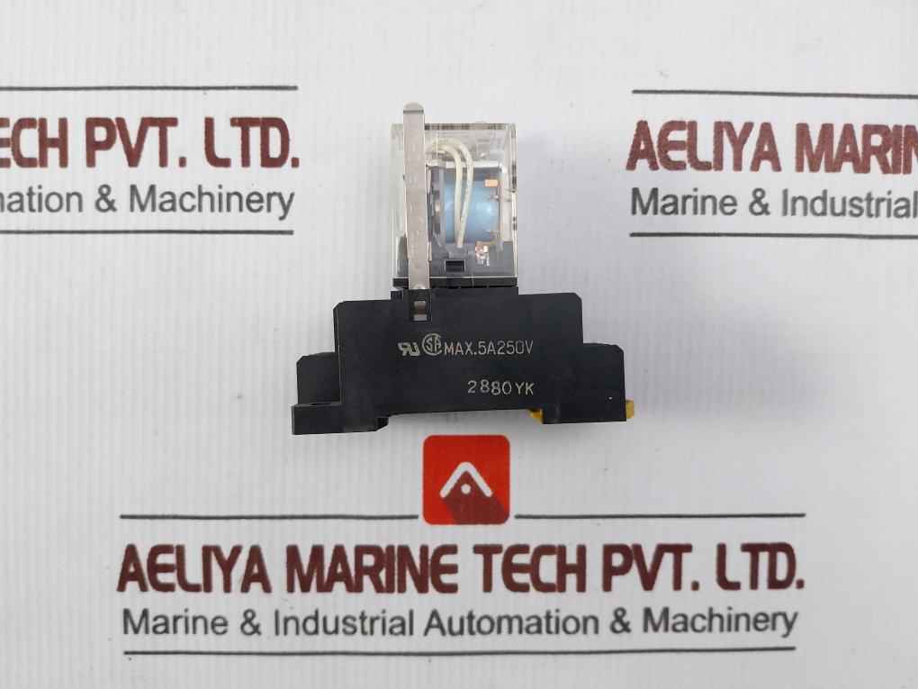 Omron My4 Power Relay With Base 24Vdc 5A 250Vac
