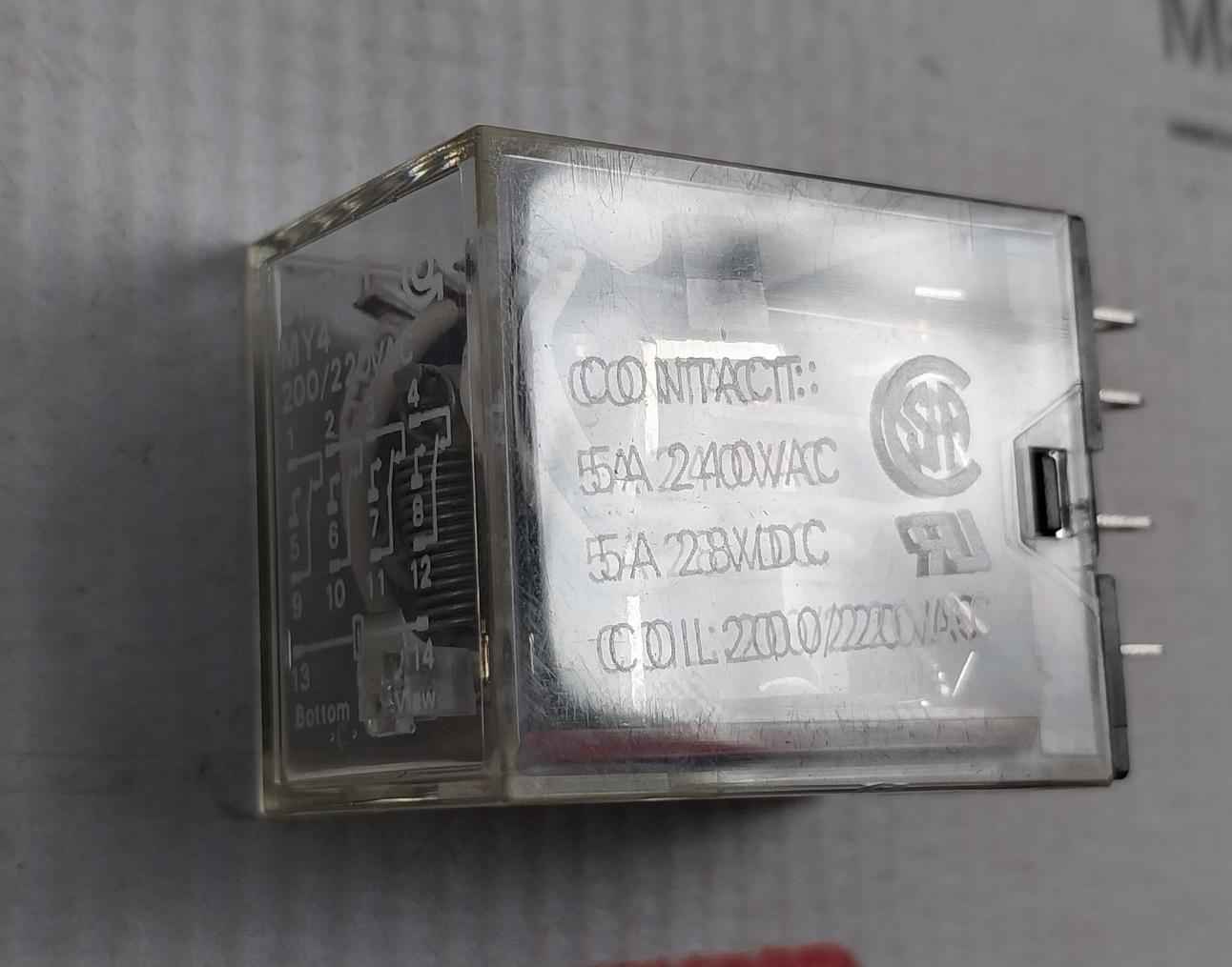 Omron My4 Relay 5A 240V