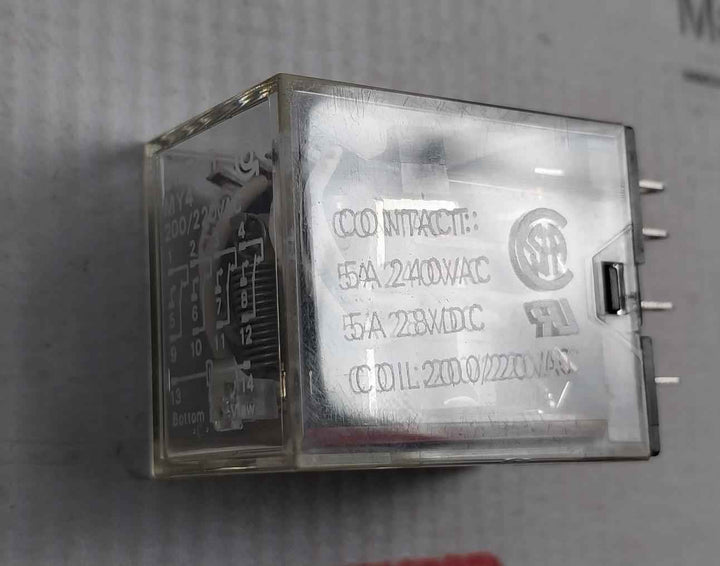 Omron My4 Relay 5A 240V