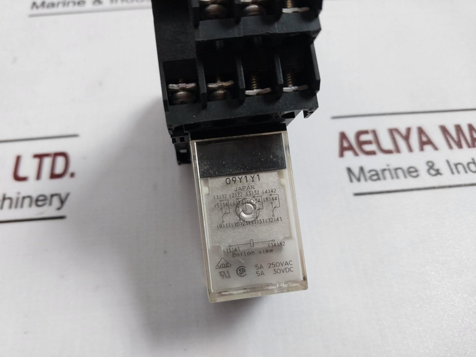 Omron My4 Relay 5A 250Vac/30Vdc