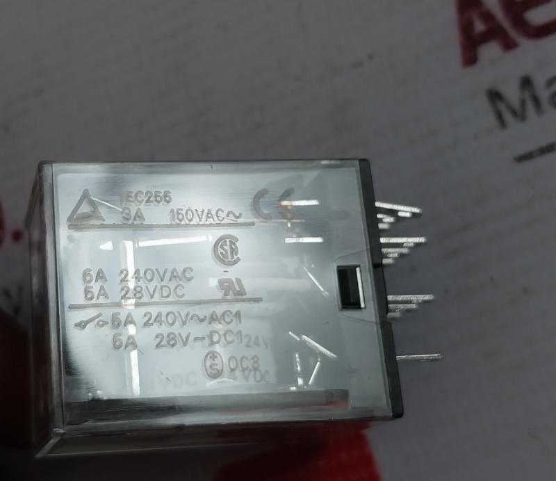 Omron My4Z 14 Pin Miniature Plug In Relay 24Vdc Iec255 5A 28Vdc 2147Yu