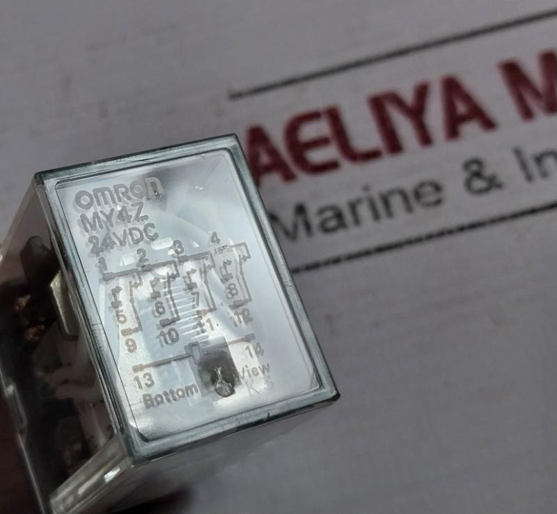 Omron My4Z 14 Pin Miniature Plug In Relay 24Vdc Iec255 5A 28Vdc 2147Yu