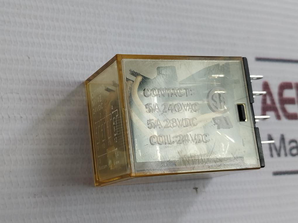 Omron My4Z Miniature Power Relay 5A 240Vac