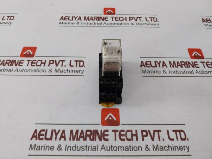 Omron My4Zn-d2 Miniature Power Relay W/ Base 30Vdc Pyf14A-e Max.5A 250Vac 24Vdc