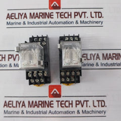 Omron MY4ZN-D2/PYF14A Relay with Socket 24Vdc