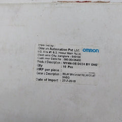 Lot of 5X Omron MY4N-GS Miniature Power Relay 24 VDC