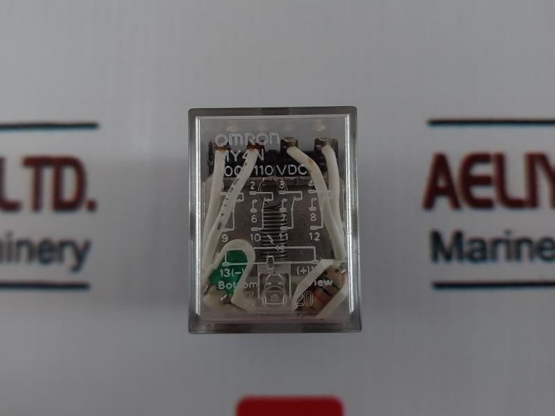 Omron My4n 100/110vdc Relay 3a 150vac 5a 240vac 5a 28vdc