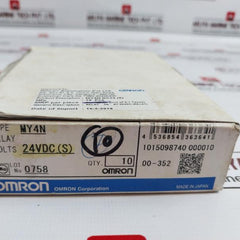 Omron My4n Dc24 Miniature Power Relay 24vdc 5a 250vac/5a 30vdc