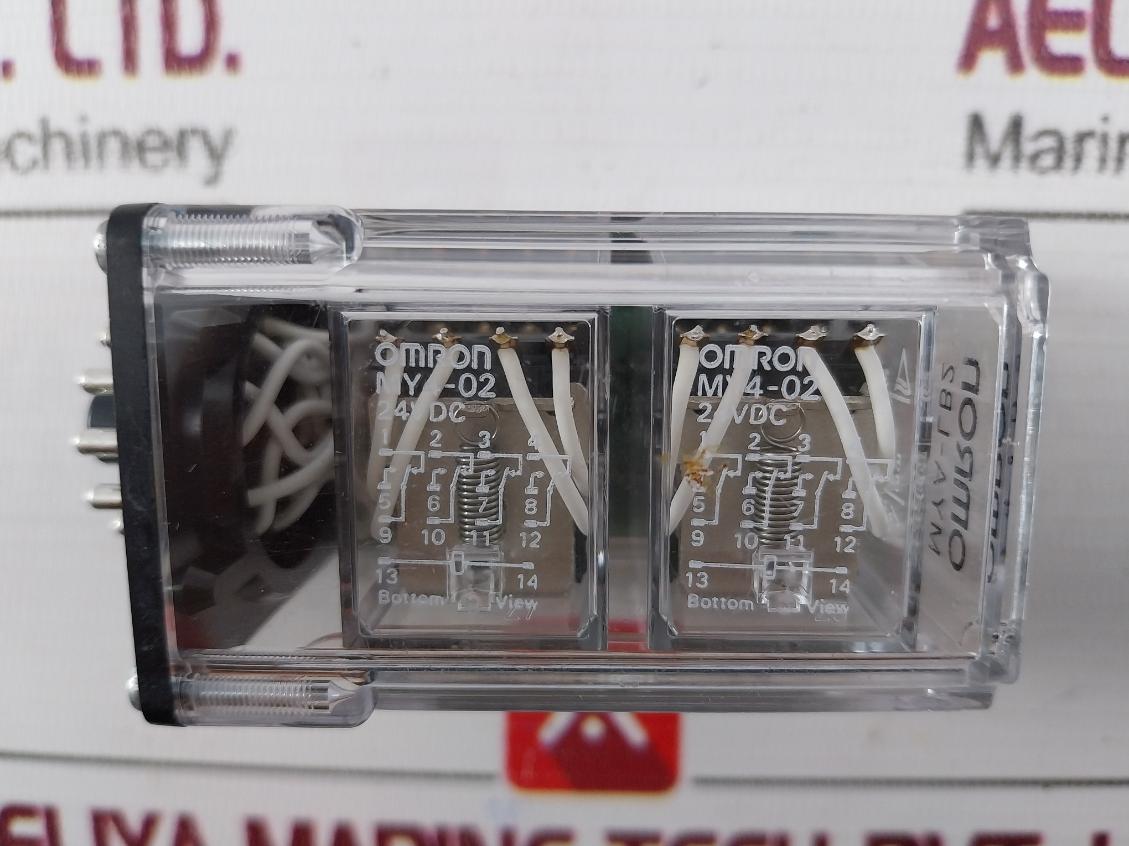 Omron Mya-lb2 Power Relay 24Vdc 2558Y8 0248Yu 5A 28V-dc1