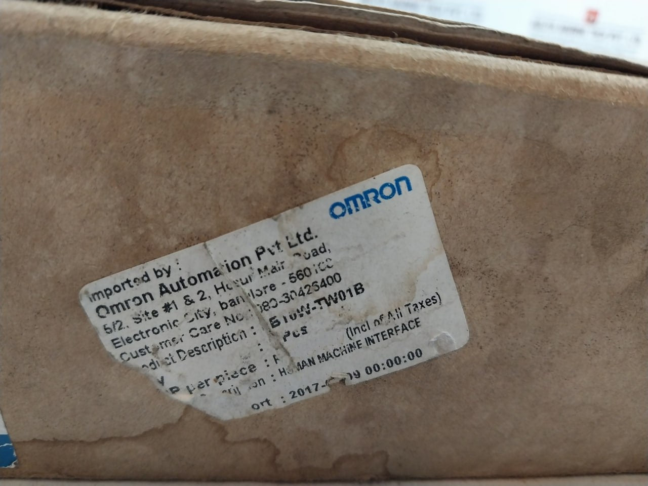 OMRON NB10W-TW01B Interactive Display Touch Panel