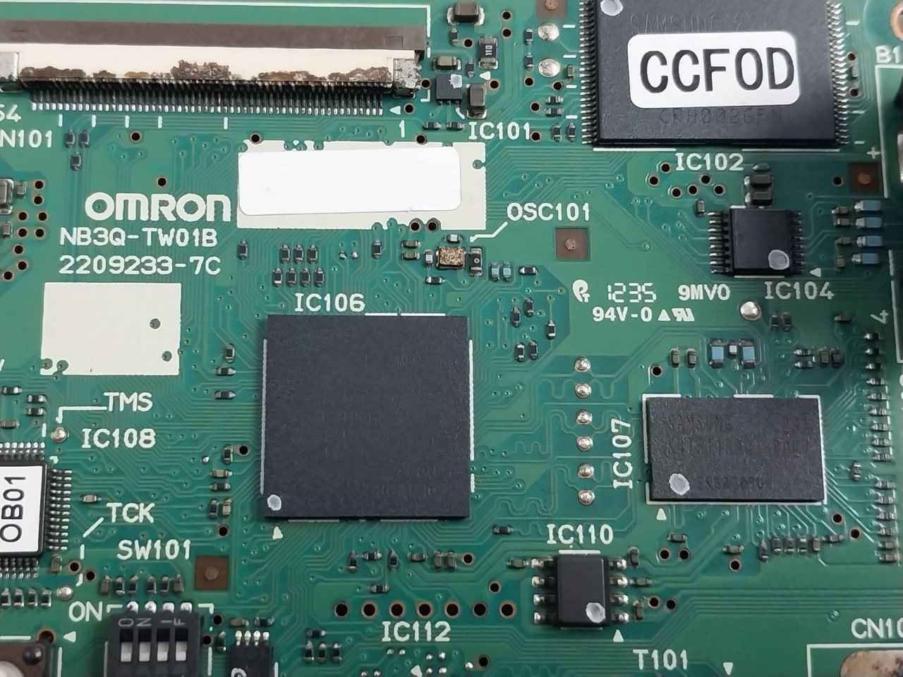 Omron Nb3q-tw01b Printed Circuit Board 94v-0