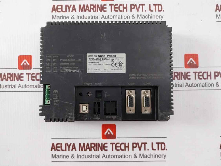 Omron Nb5Q-tw00B Operator Interface Interactive Display 24Vdc 6W (Not Working)