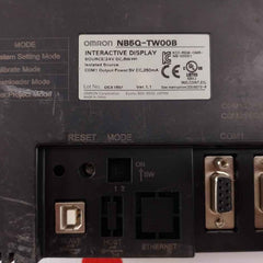 Omron Nb5Q-tw00B Operator Interface Interactive Display 24Vdc 6W (Not Working)