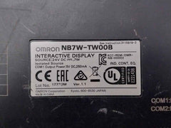 Omron Nb7w-tw00b Programmable Terminal Interactive Display Panel 5vdc 250ma